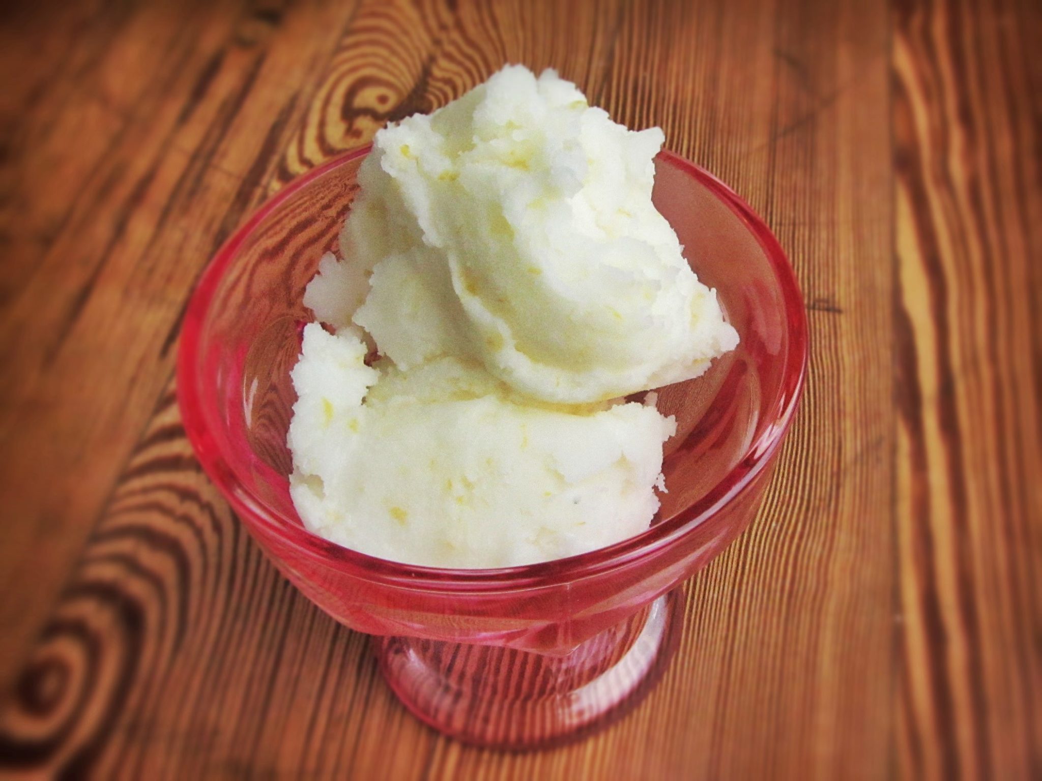 Lemon and ginger sorbet makes a perfect refreshing summer dessert