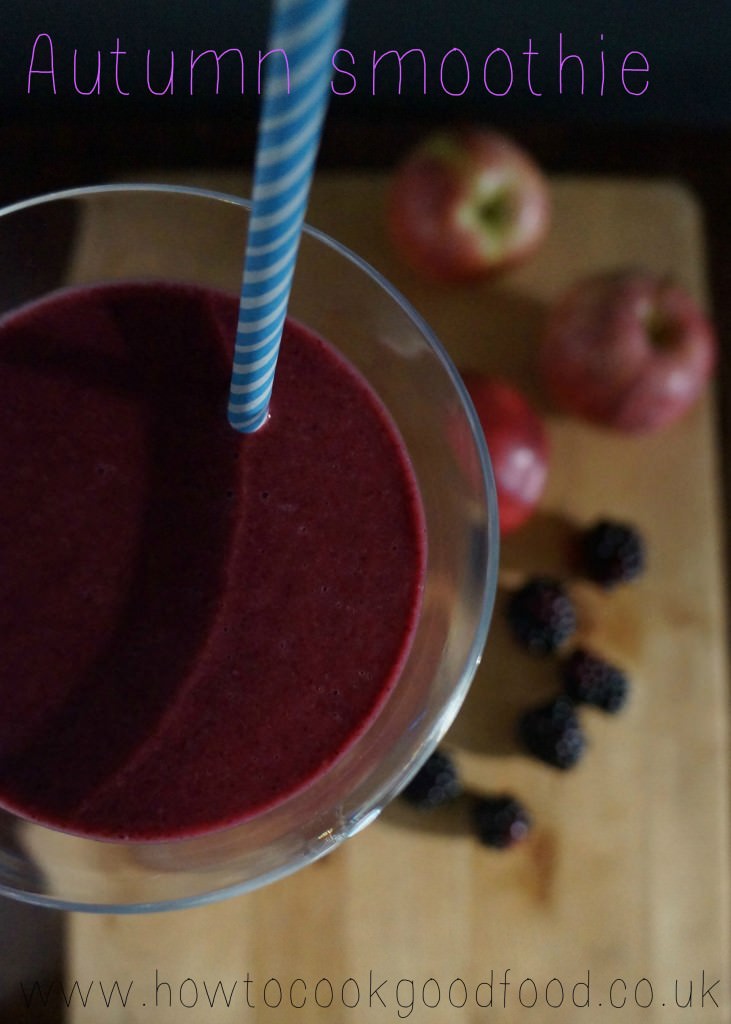 autumn breakfast smoothie