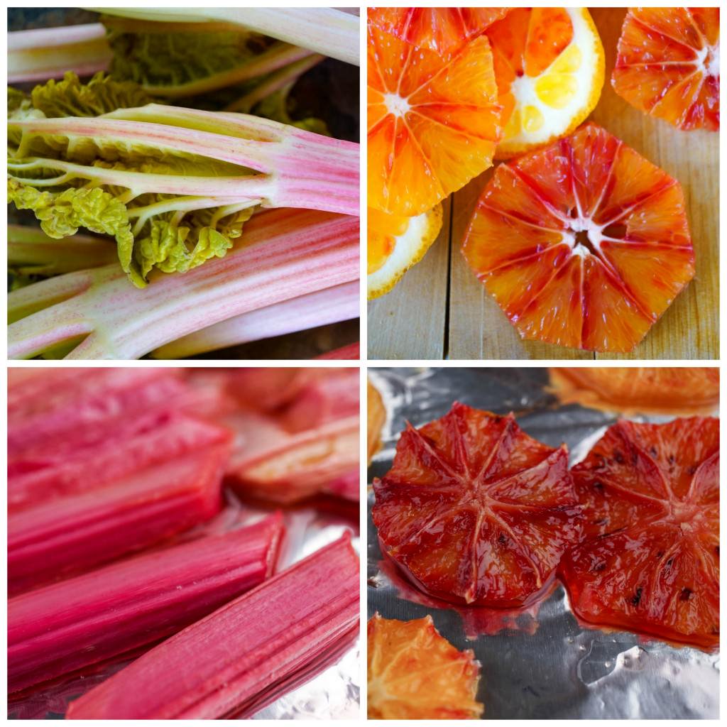 grilled rhubarb