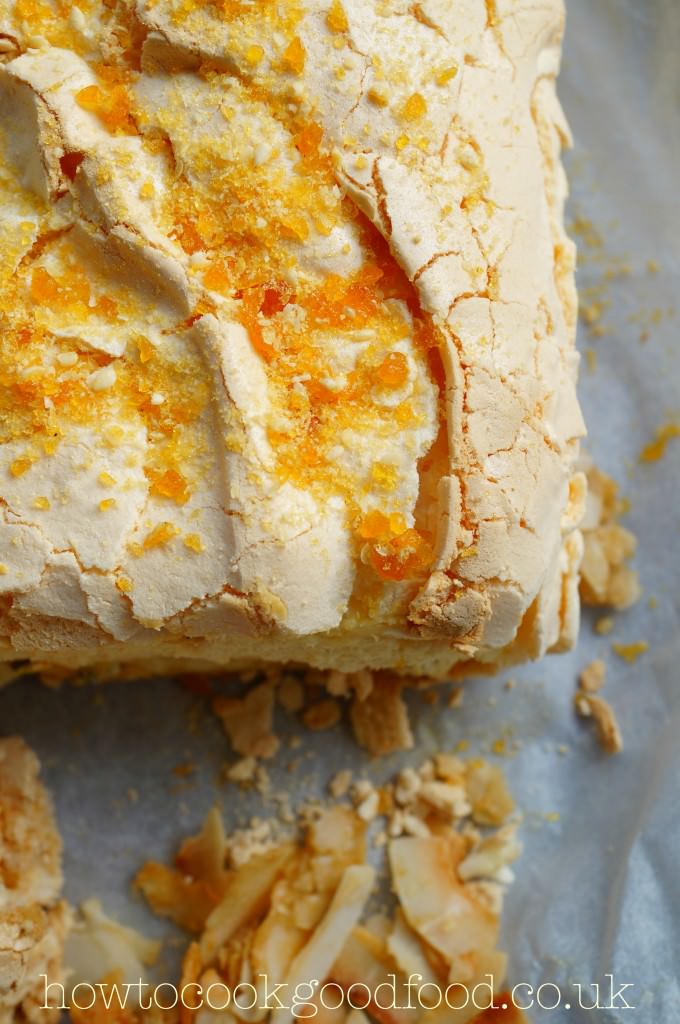 passionfruit meringue roulade