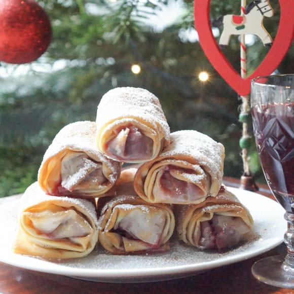Apple Filo Mincemeat Pies