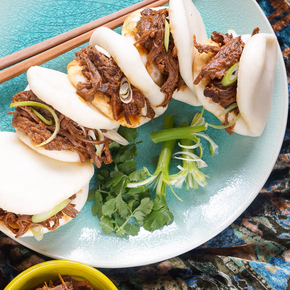 Korean style bao buns