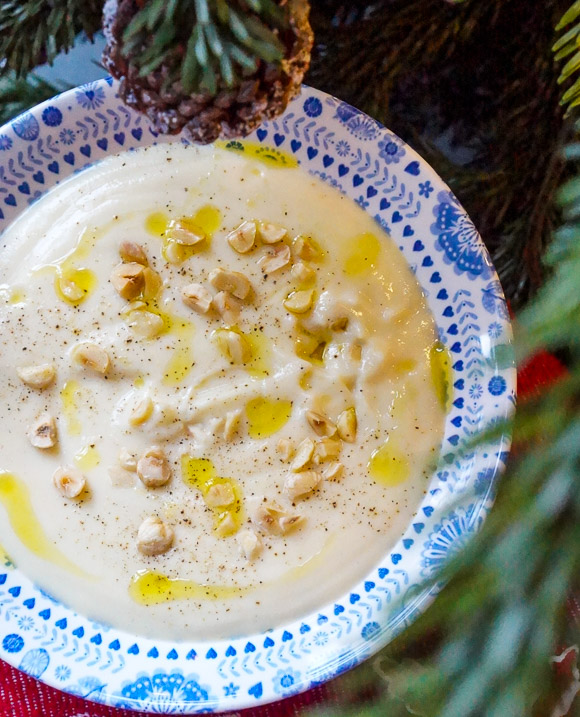 truffled parsnip soup
